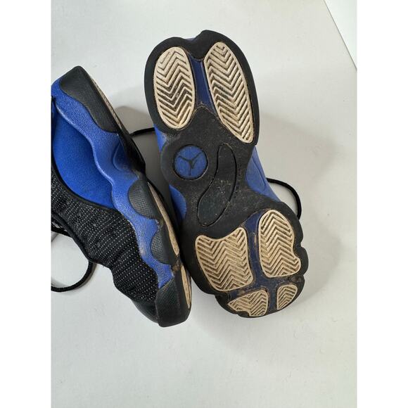 Big Kids Size 2.5 Years Jordan 13 Retro Hyper Royal Blue 2020 414575 040 Shoes - Picture 10 of 12